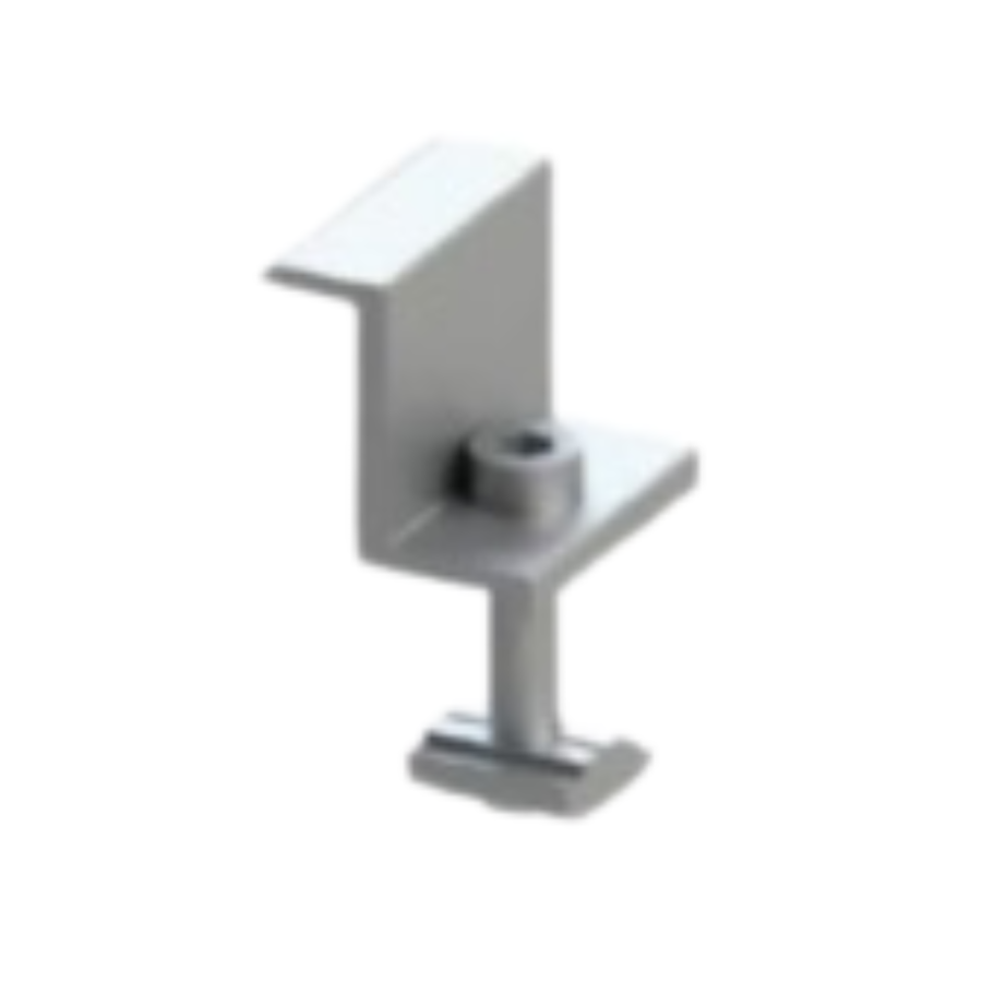 End Clamp para estructura coplanar de paneles solares